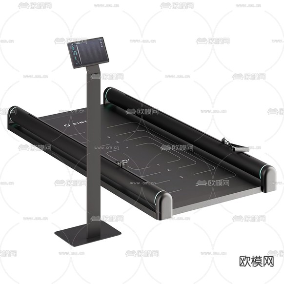 拉力器 缆绳训练器3d模型下载