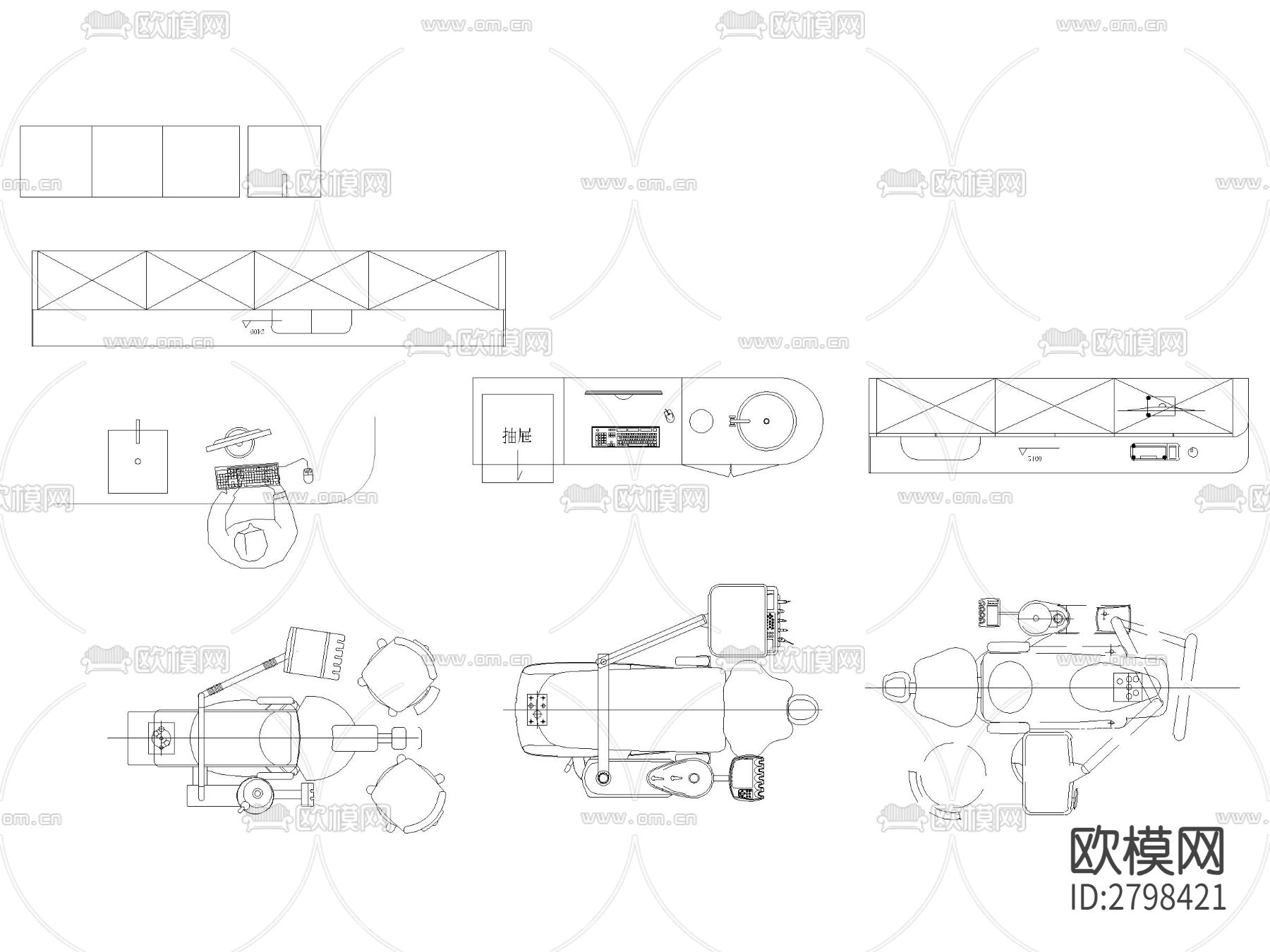 口腔科牙科专业医疗设备cad图库下载（渲染图5）
