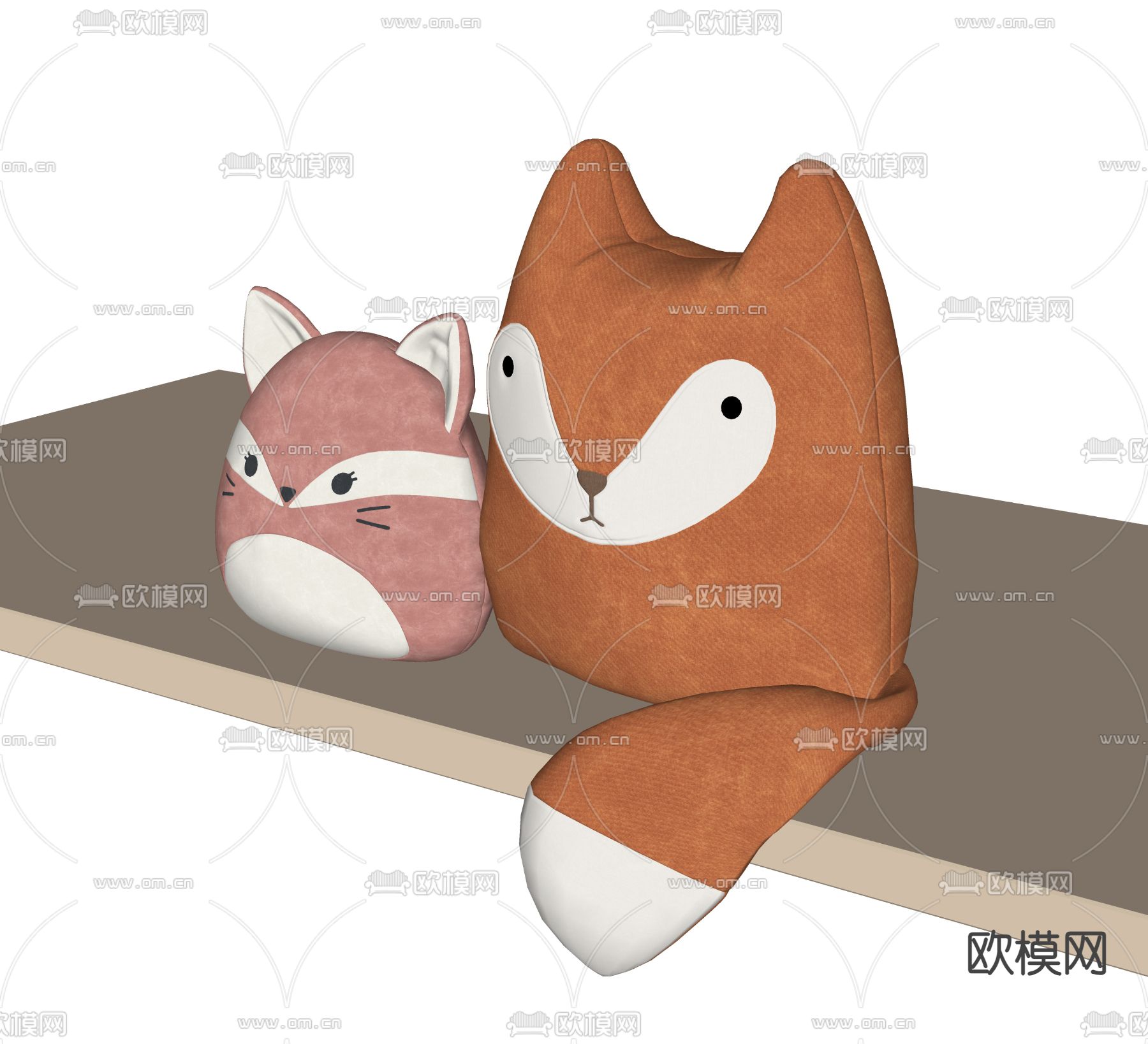 现代玩偶su模型下载（渲染图2）