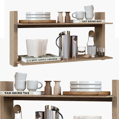  现代餐具 勺子 碗su模型 