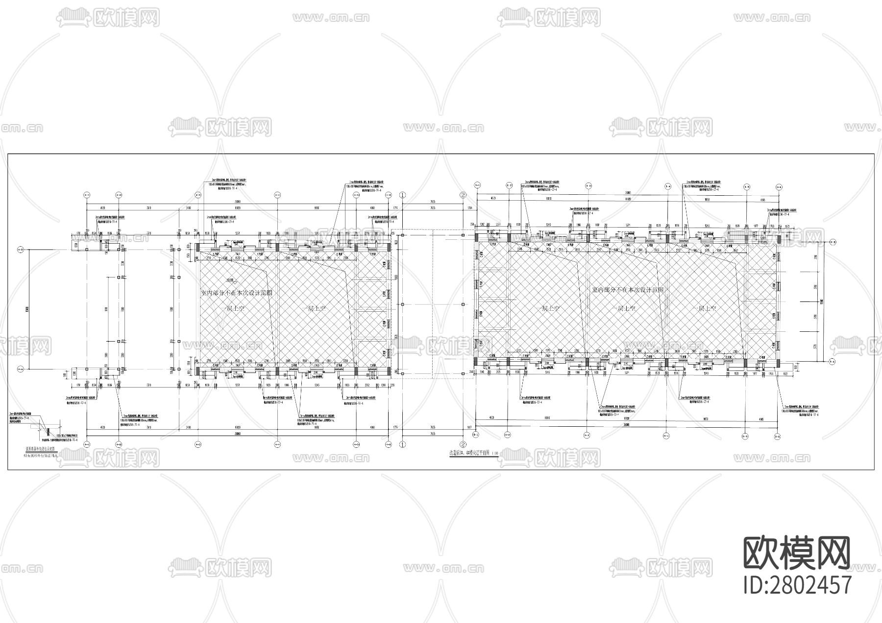大佛寺片区文创街建设项目CAD施工图下载（渲染图3）