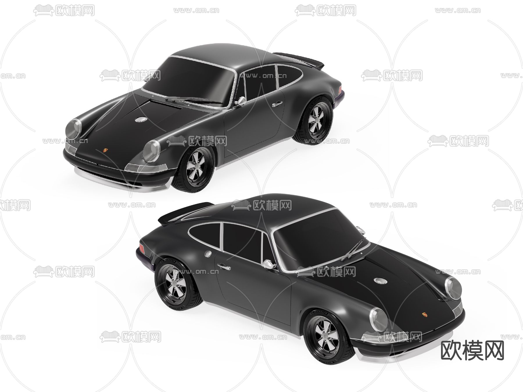 保时捷跑车3d模型下载
