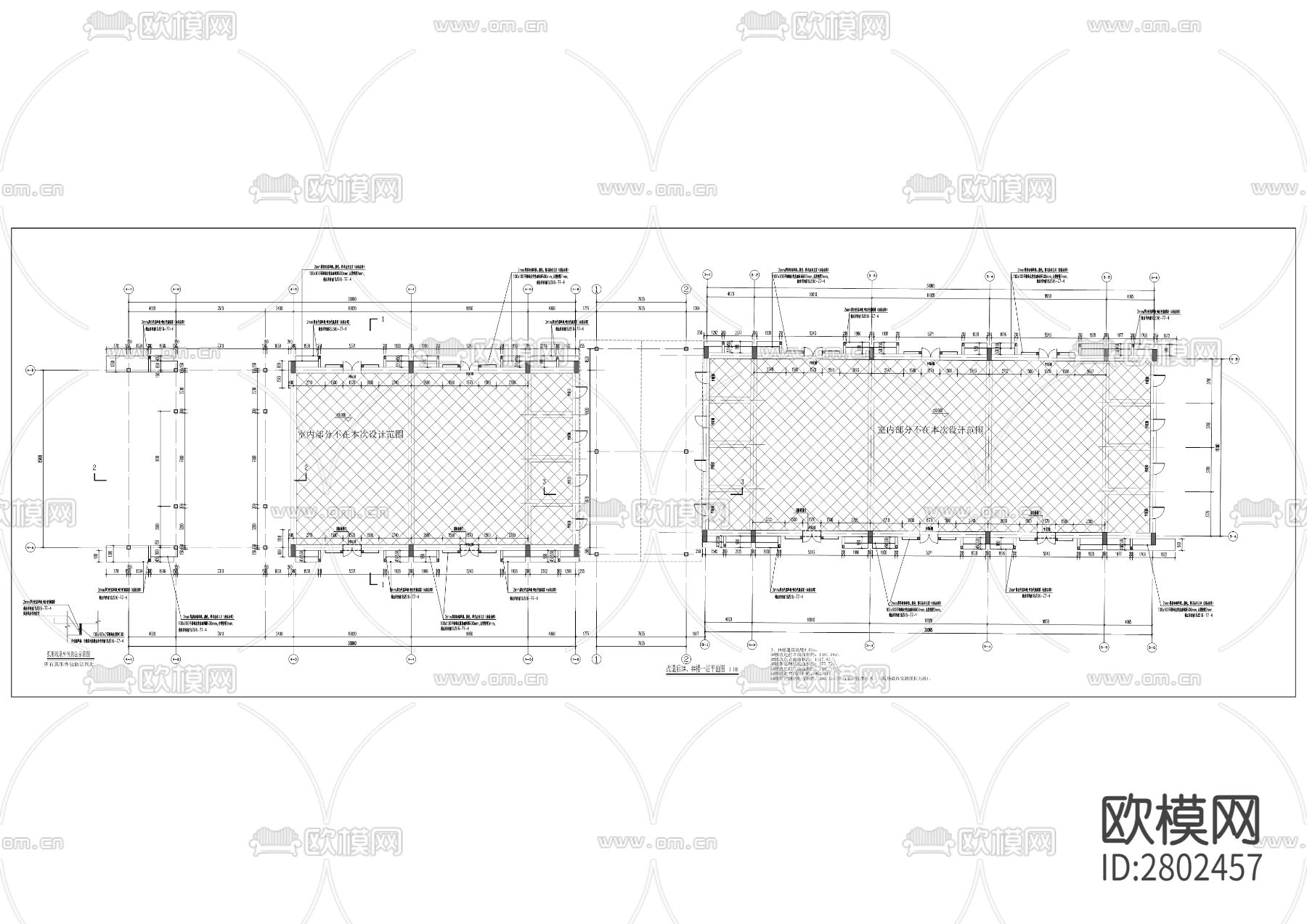 大佛寺片区文创街建设项目CAD施工图下载（渲染图2）