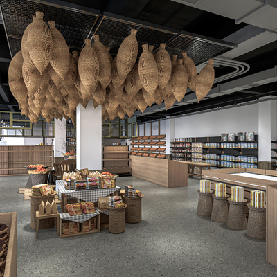  现代超市su模型 