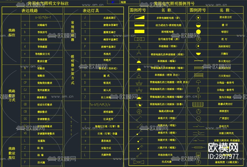 最新电气照明开关插座灯具CAD图库下载(渲染图5)