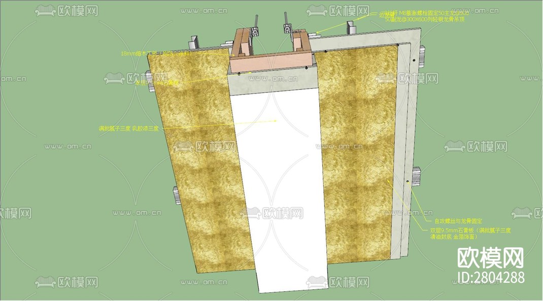 顶面节点图cad节点图-免费3dmax模型库-欧模网