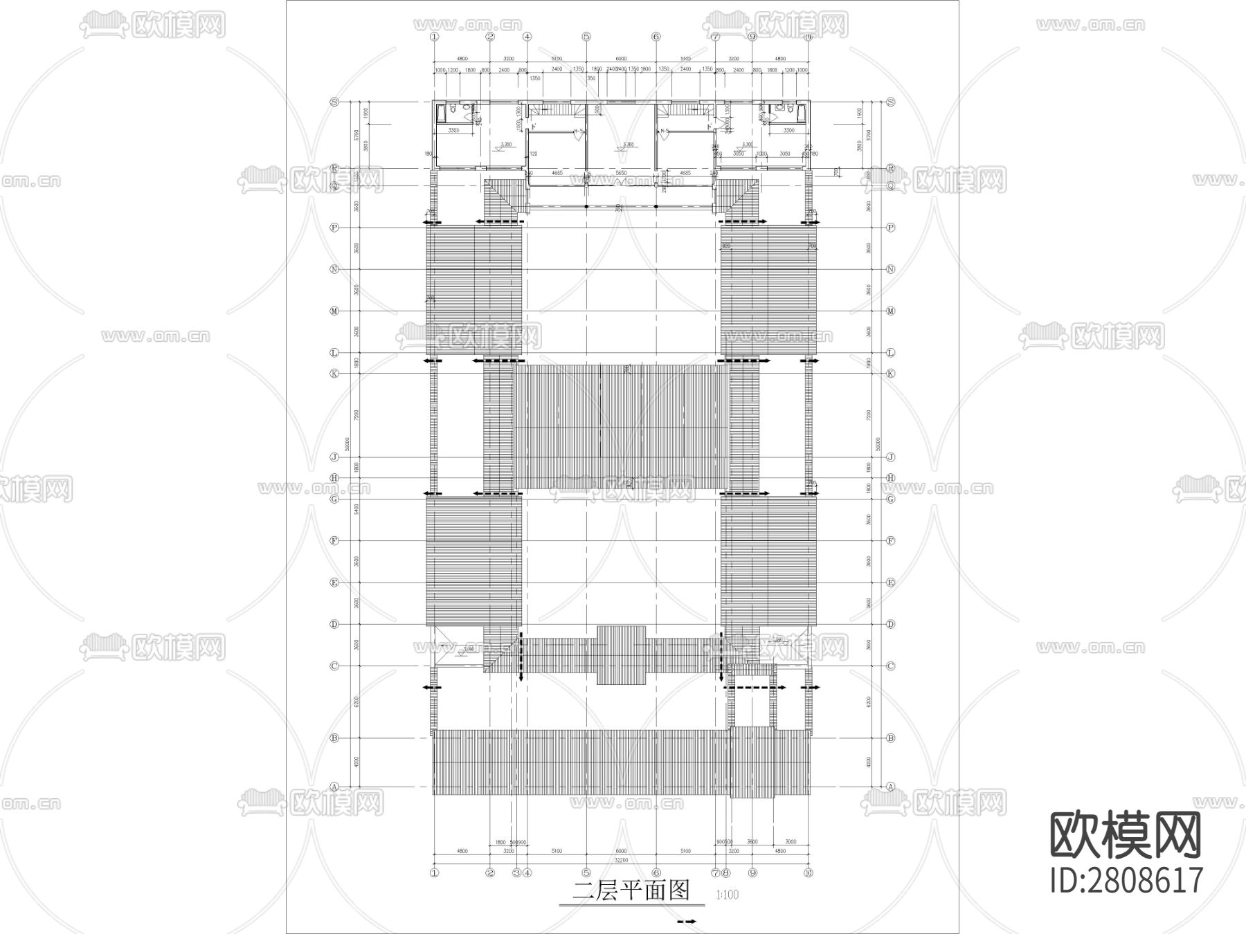 北京四合院精品古建筑cad施工图下载（渲染图2）
