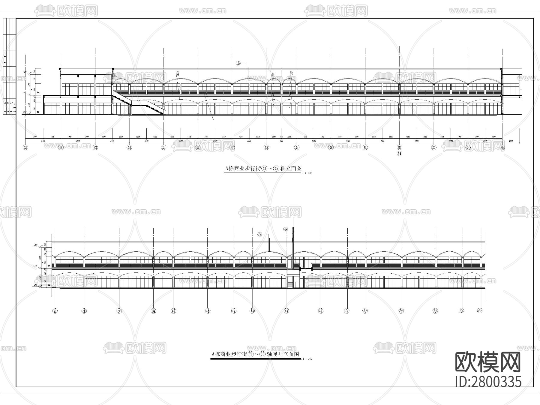 住宅CAD施工图下载（渲染图2）