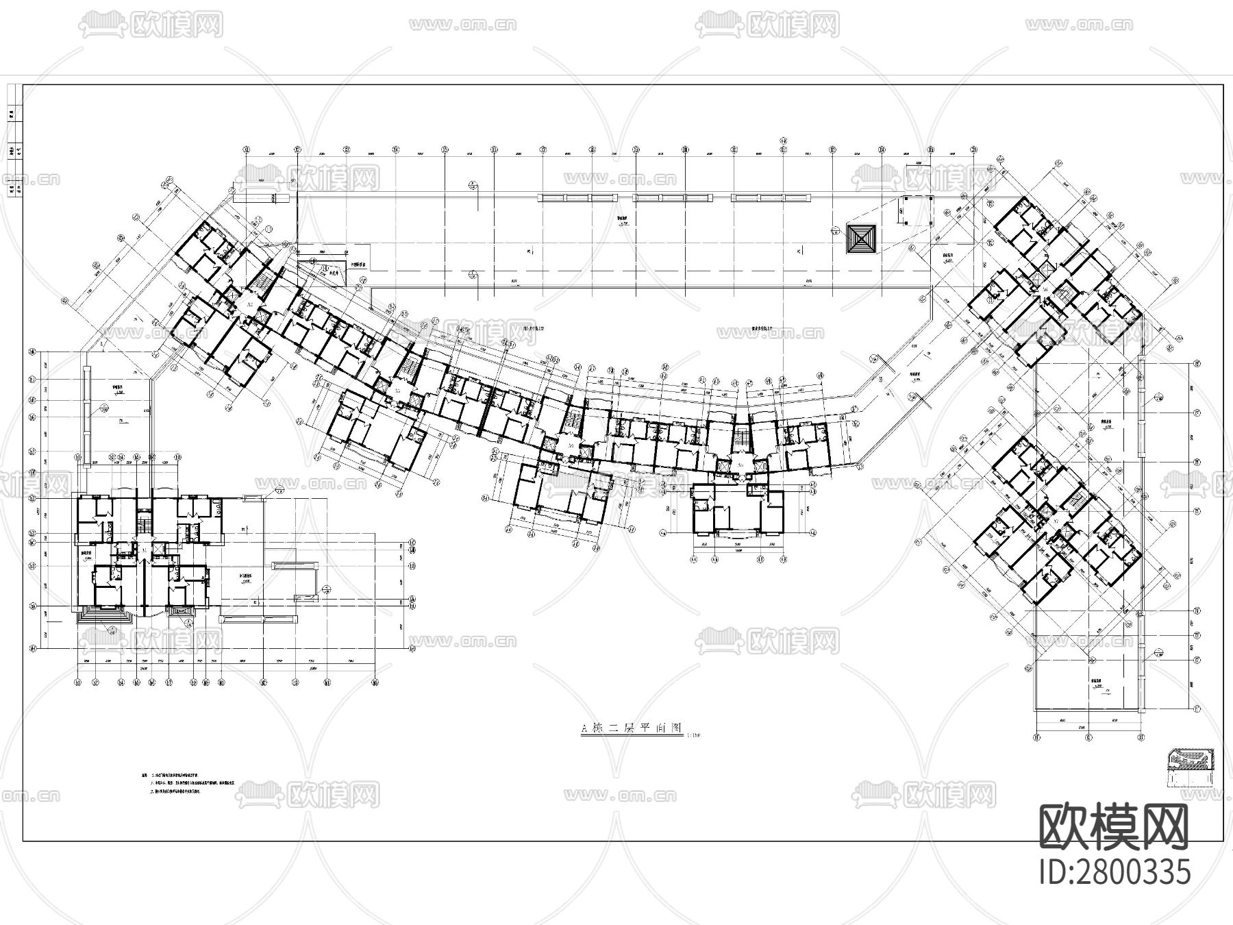 住宅CAD施工图下载（渲染图5）