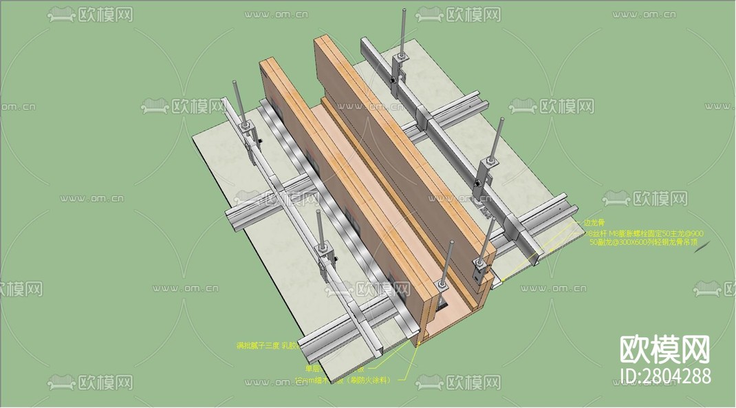 顶面节点图cad节点图-免费3dmax模型库-欧模网