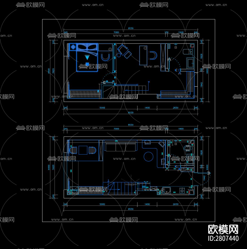 网红动态家具CAD图库下载（渲染图2）