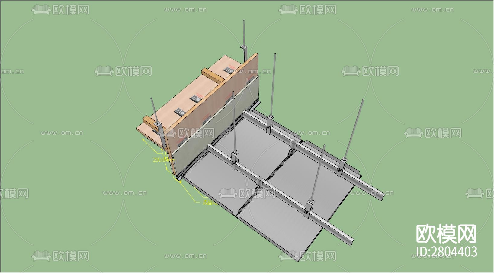 顶面节点图cad节点图-免费3dmax模型库-欧模网