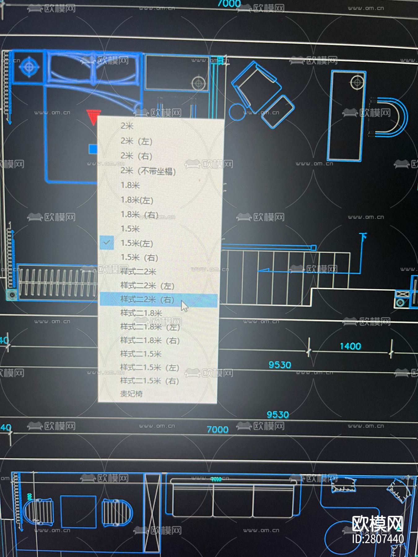 网红动态家具CAD图库下载（渲染图3）