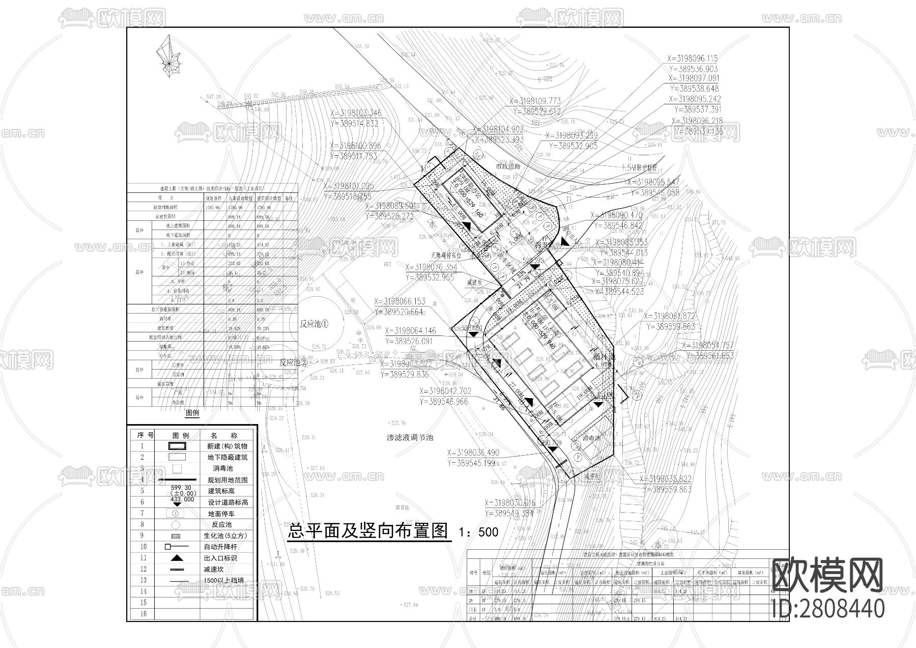风岩医疗固体废弃处理站项目cad施工图下载（渲染图8）