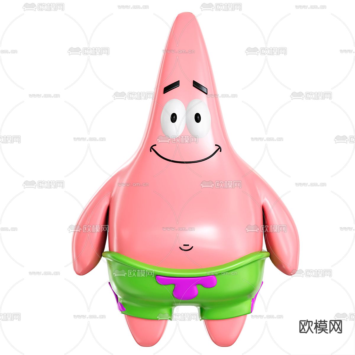 派大星玩具 公仔 雕塑 手办3d模型下载