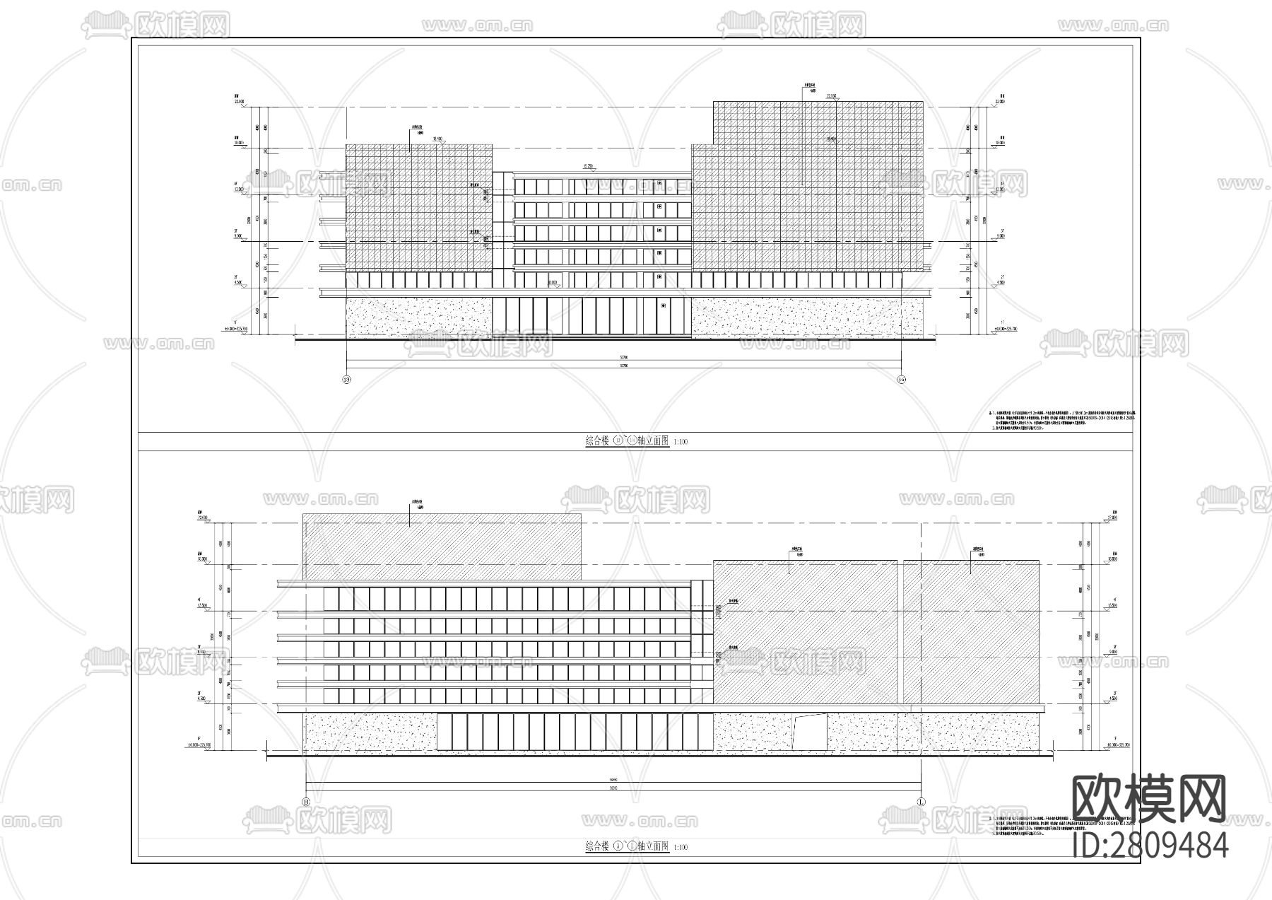 血液中心永川分中心迁建工程cad施工图下载（渲染图10）