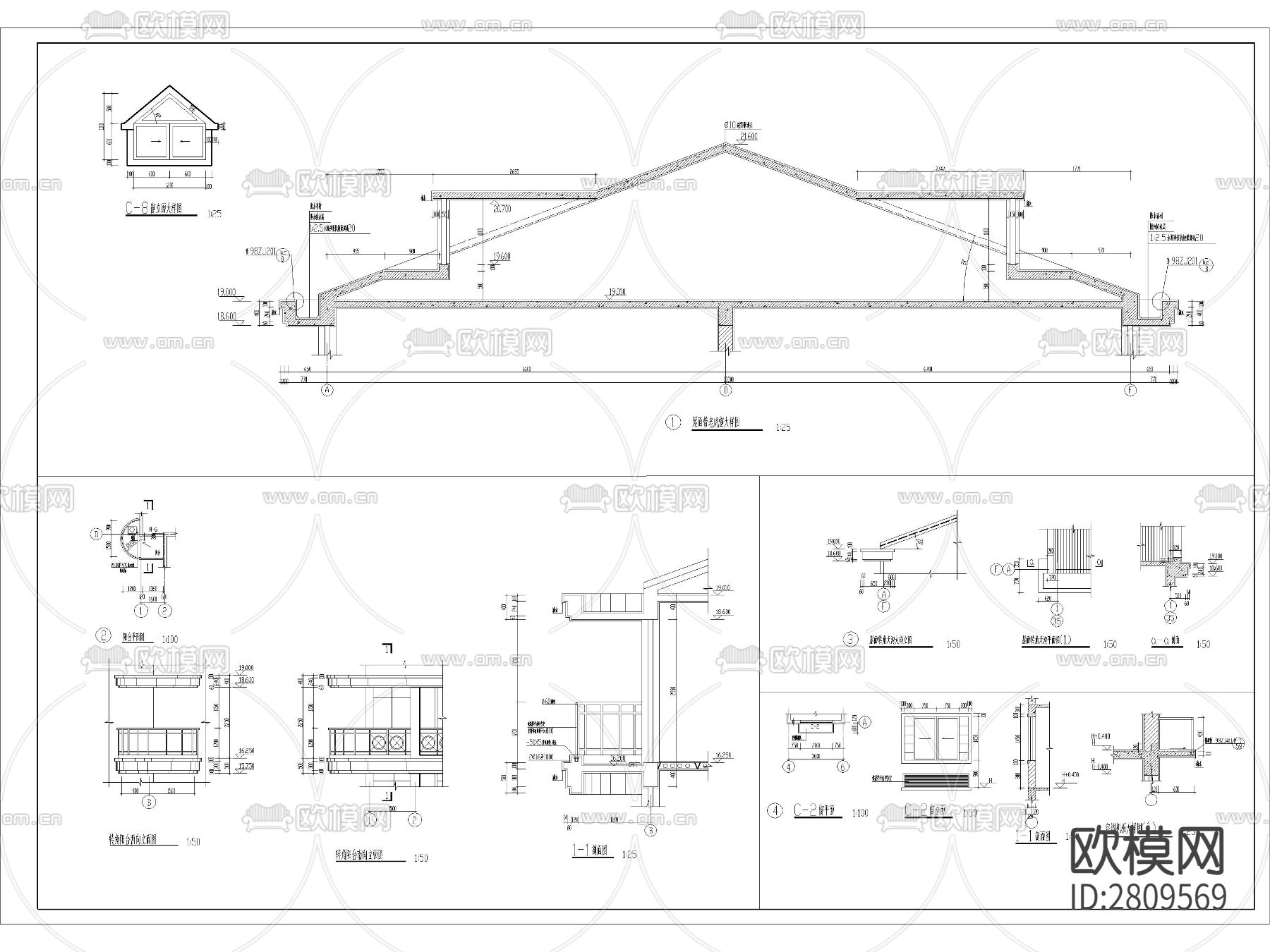 高层住宅建筑cad施工图下载（渲染图9）