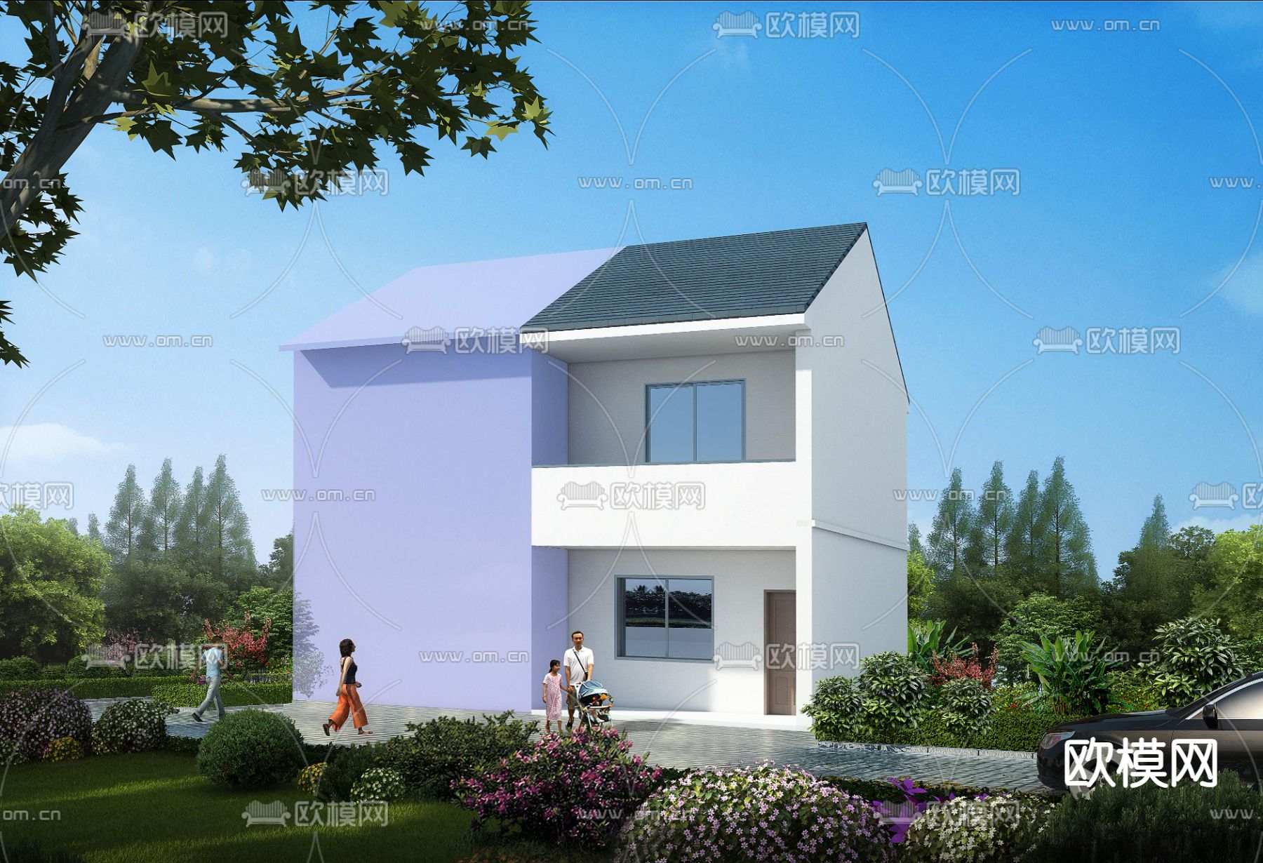 农村自建房psd下载