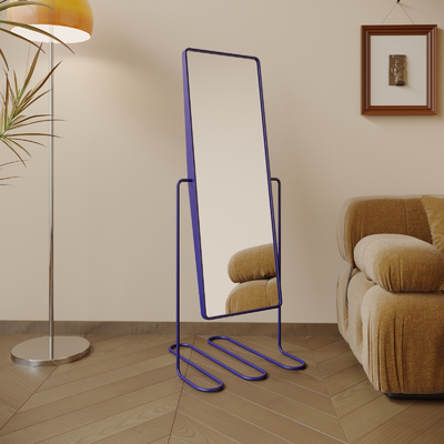  克莱因蓝全身镜su模型 