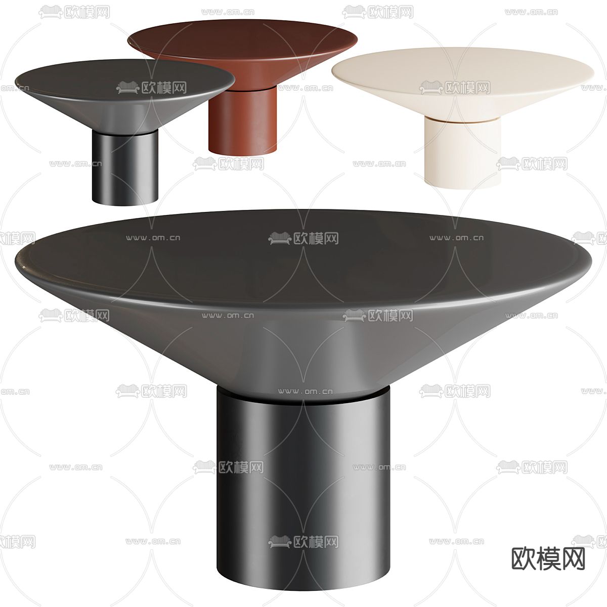 BAXTER 茶几su模型下载（渲染图1）