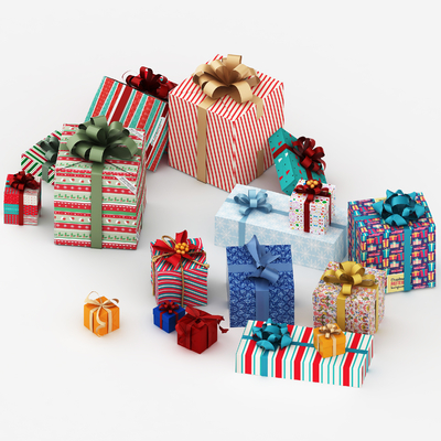  礼物盒 礼品 礼盒su模型 