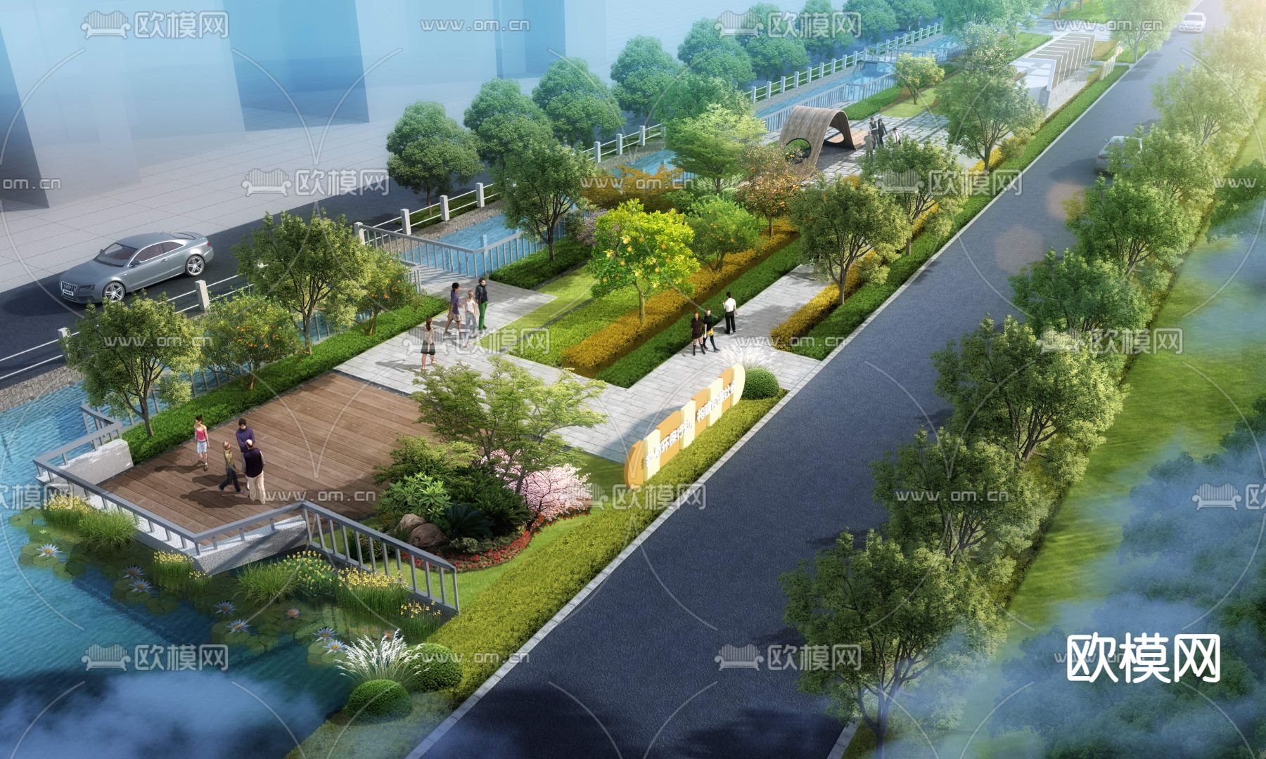 口袋公园psd下载