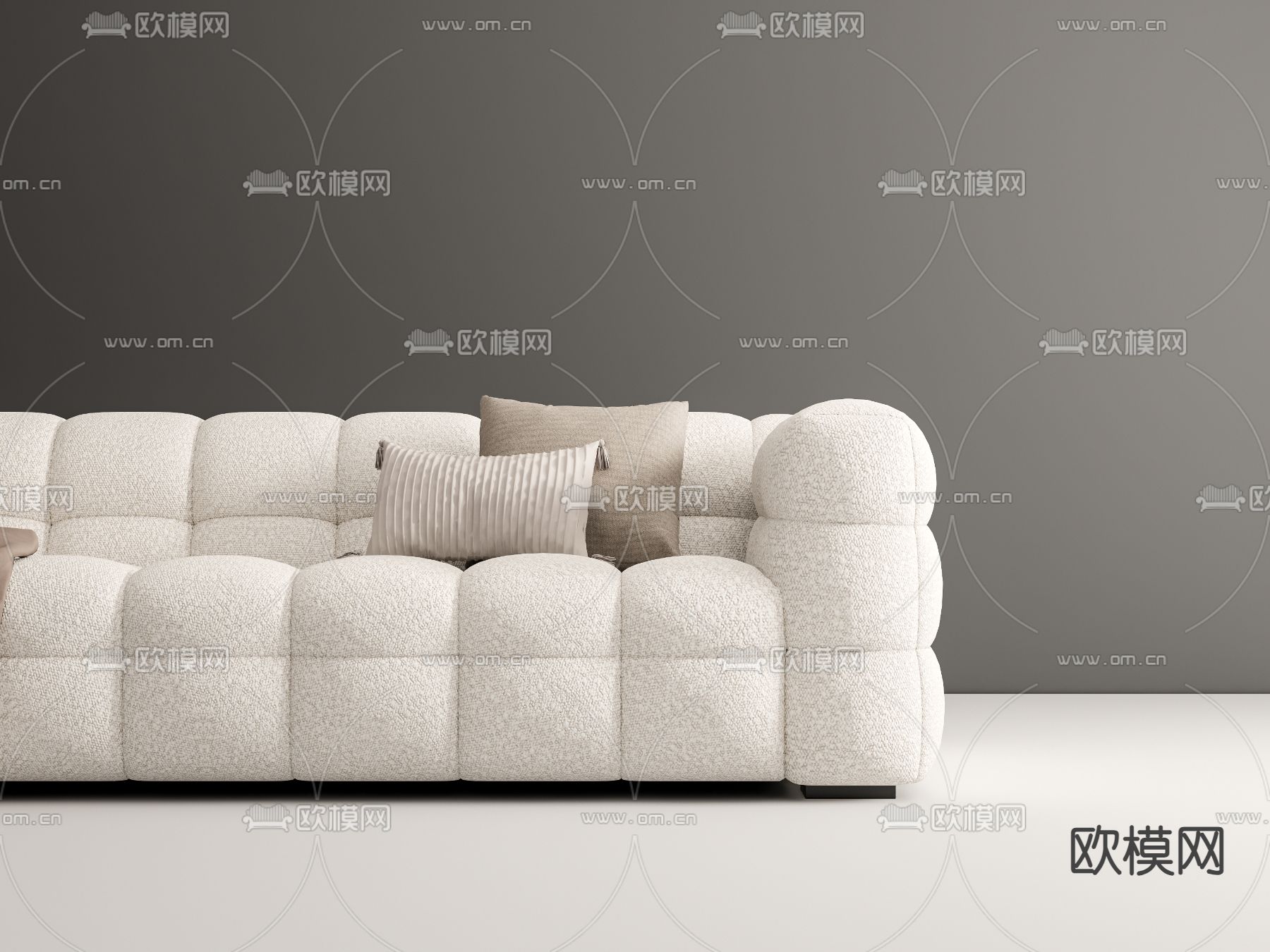 多人沙发 软体沙发su模型下载（渲染图3）