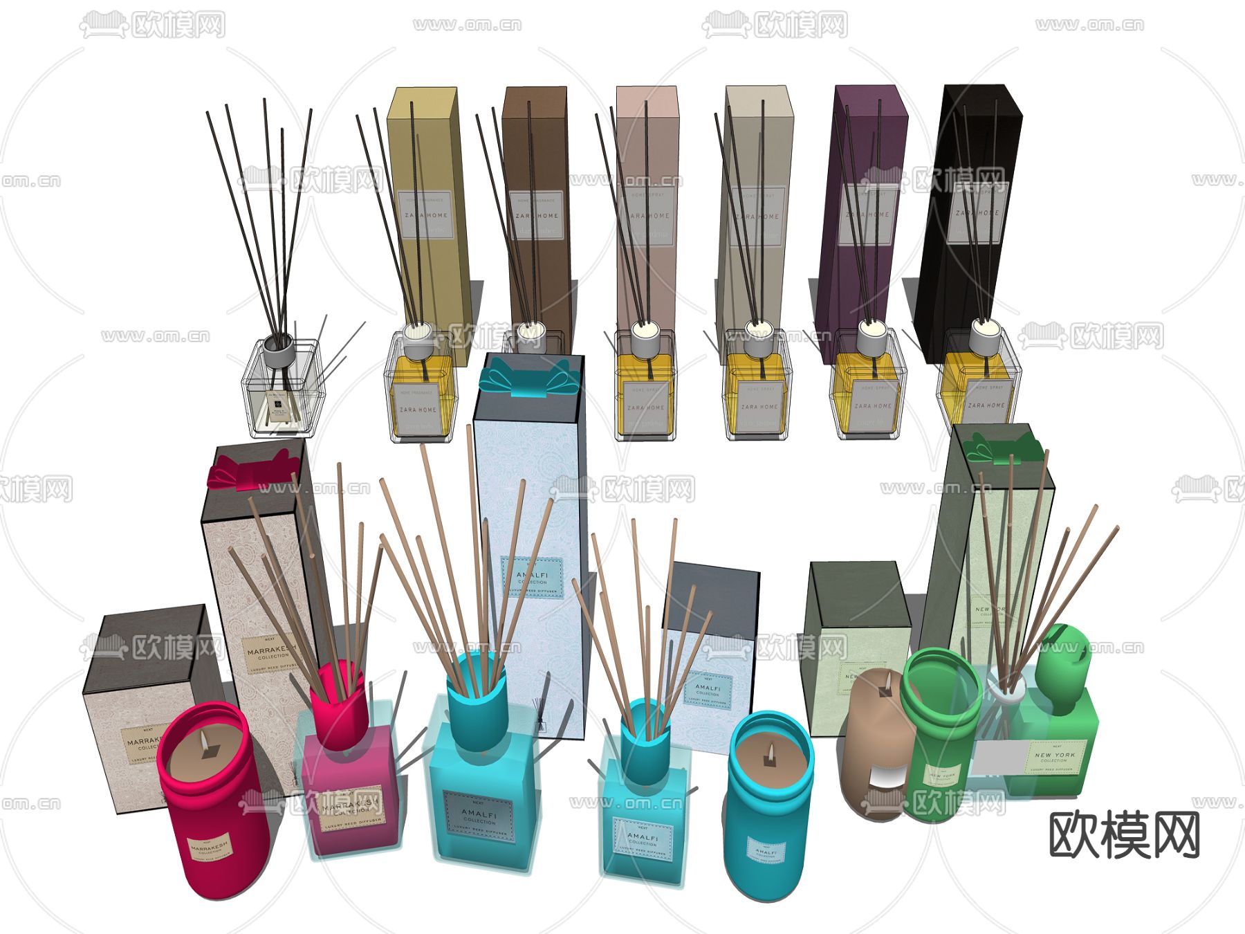 香薰su模型下载（渲染图1）