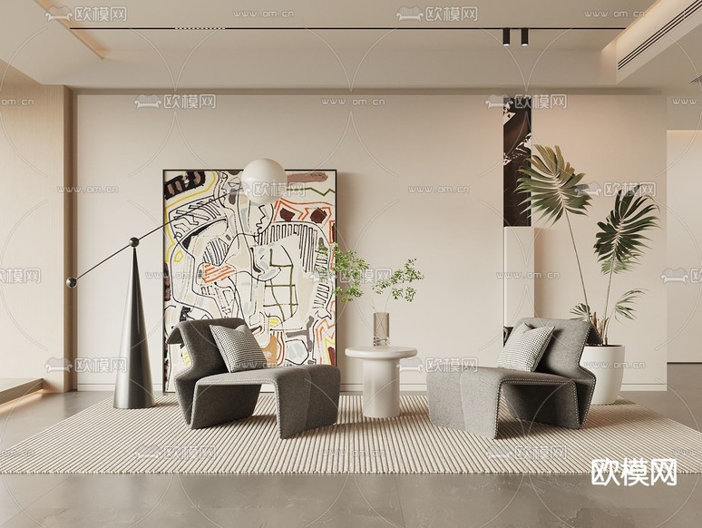 创意椅子 休闲椅3d模型下载