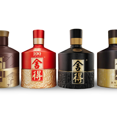  舍得酒 酒瓶 酒坛 白酒su模型 