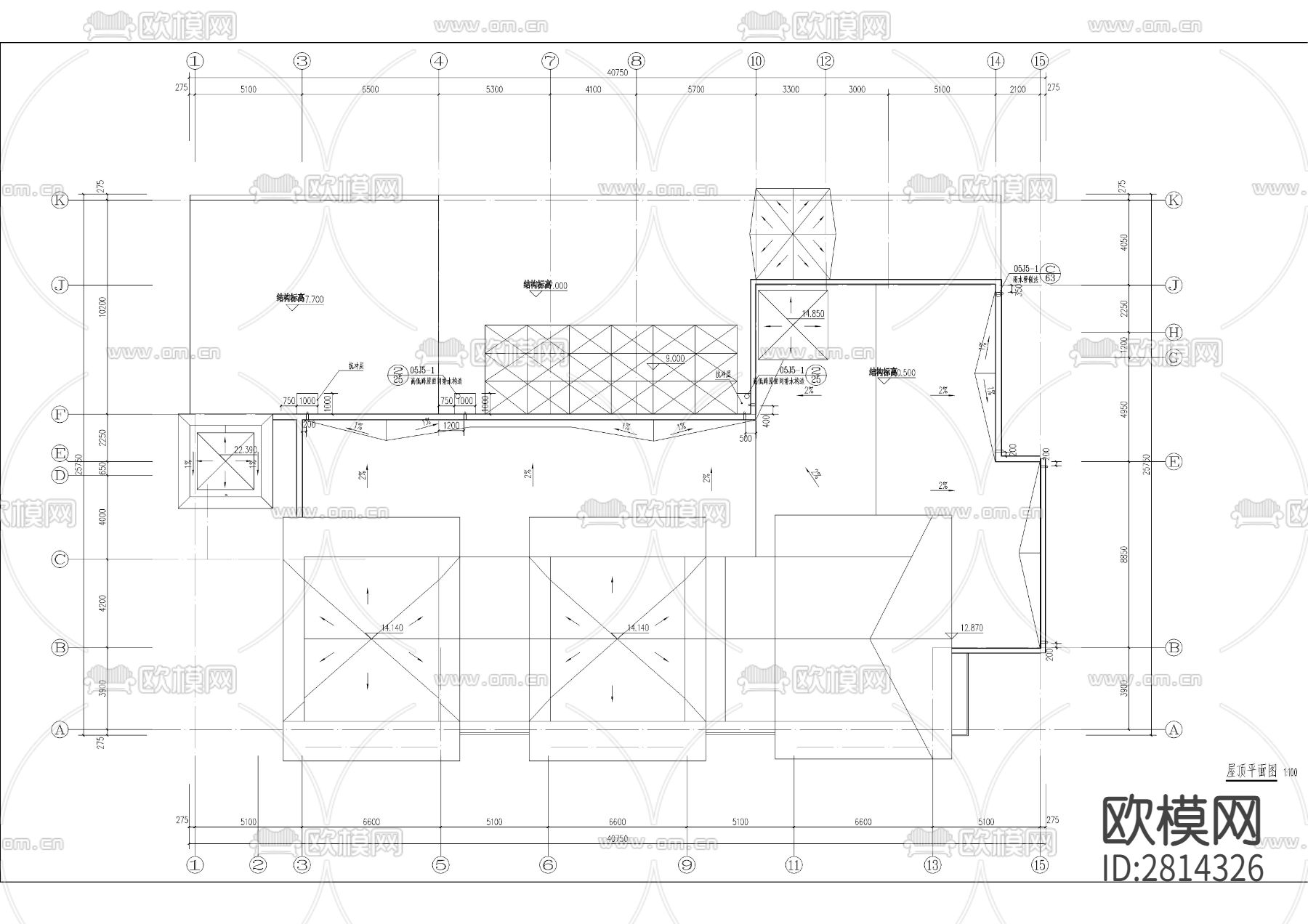 幼儿园cad建筑图下载（渲染图5）