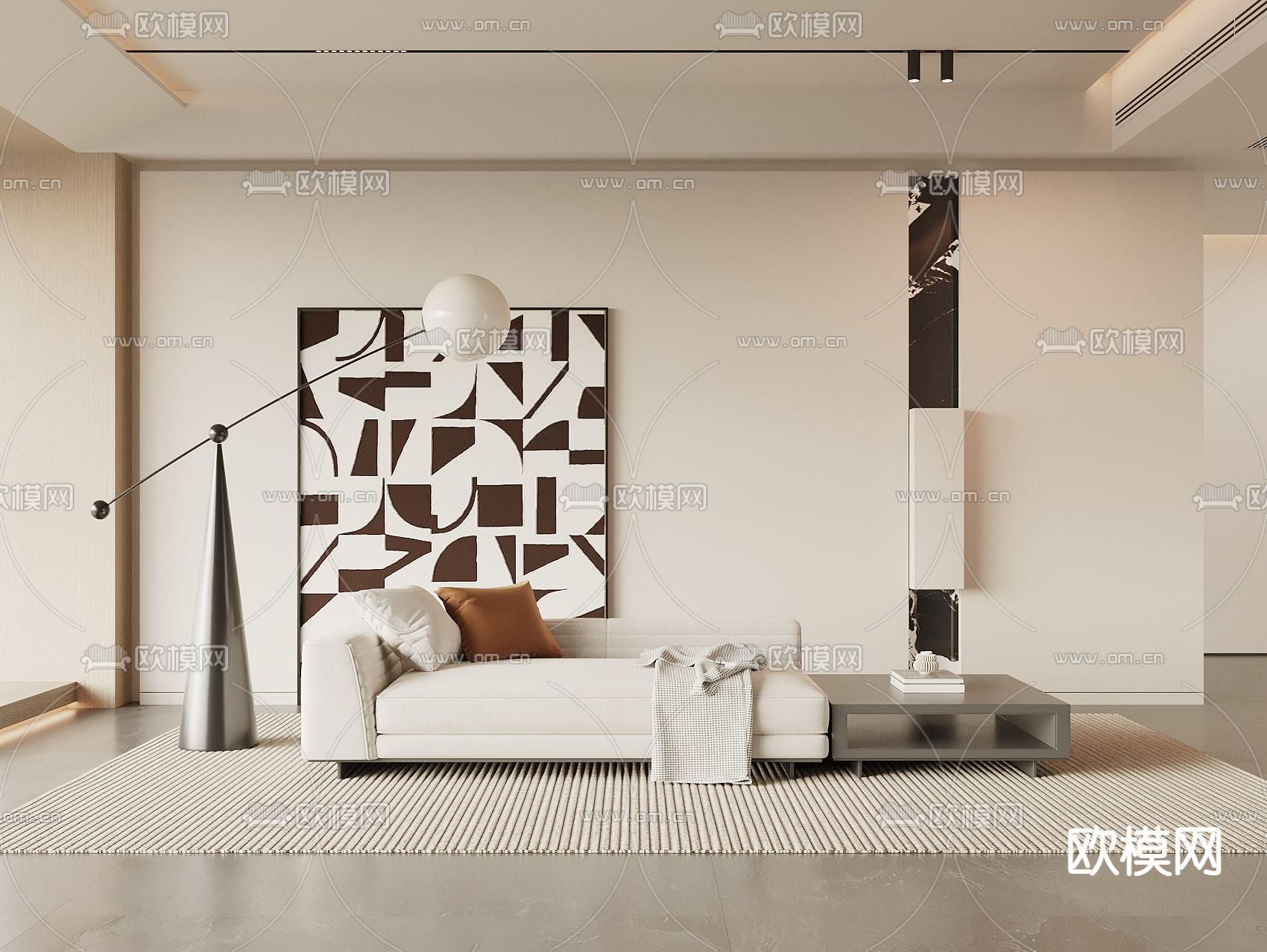 贵妃椅 美人榻3d模型下载