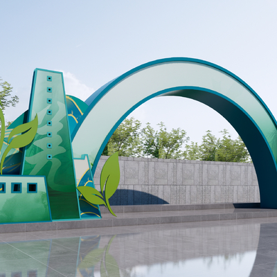 现代美陈su模型