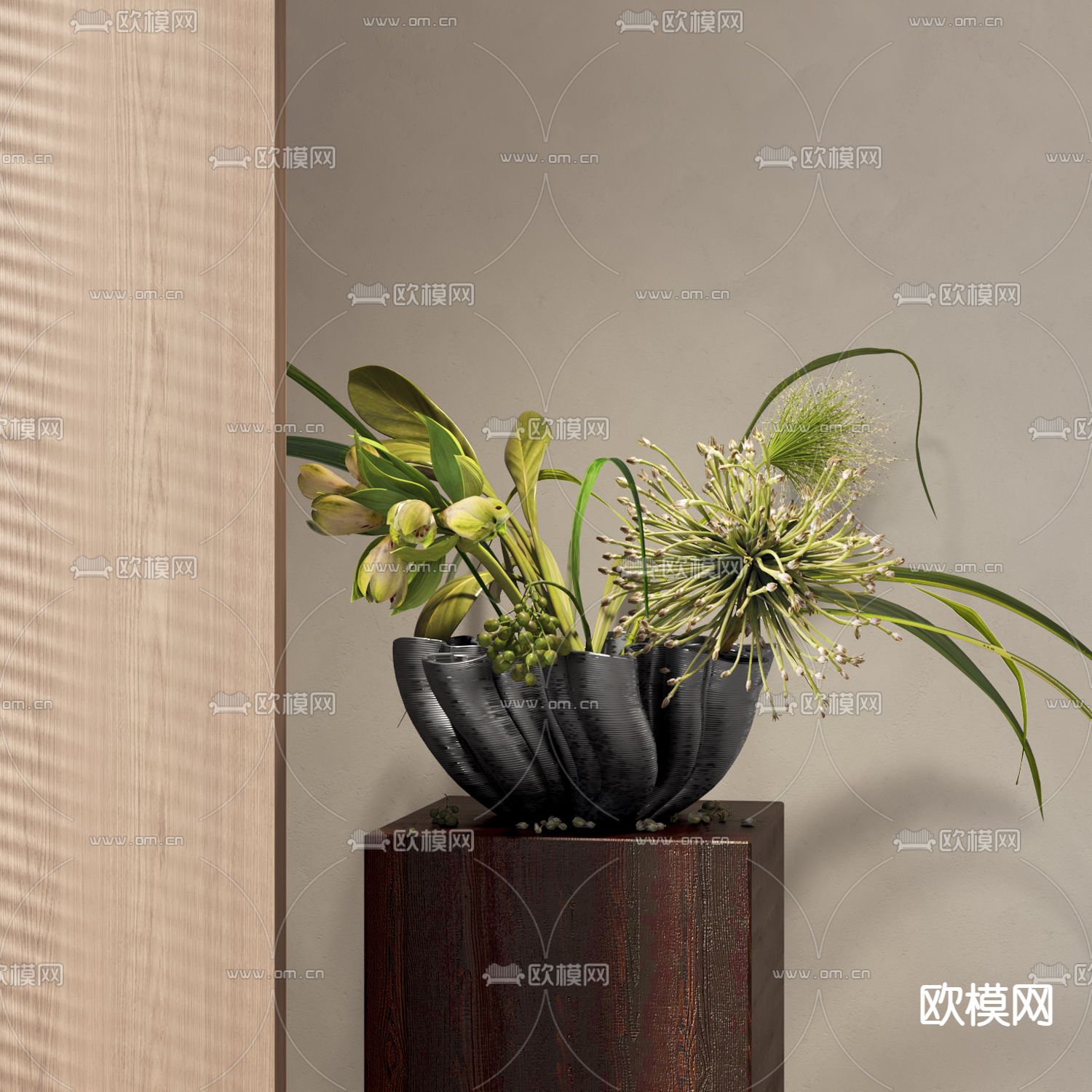 盆栽 盆景 花卉 绿植 插花 鲜花3d模型下载