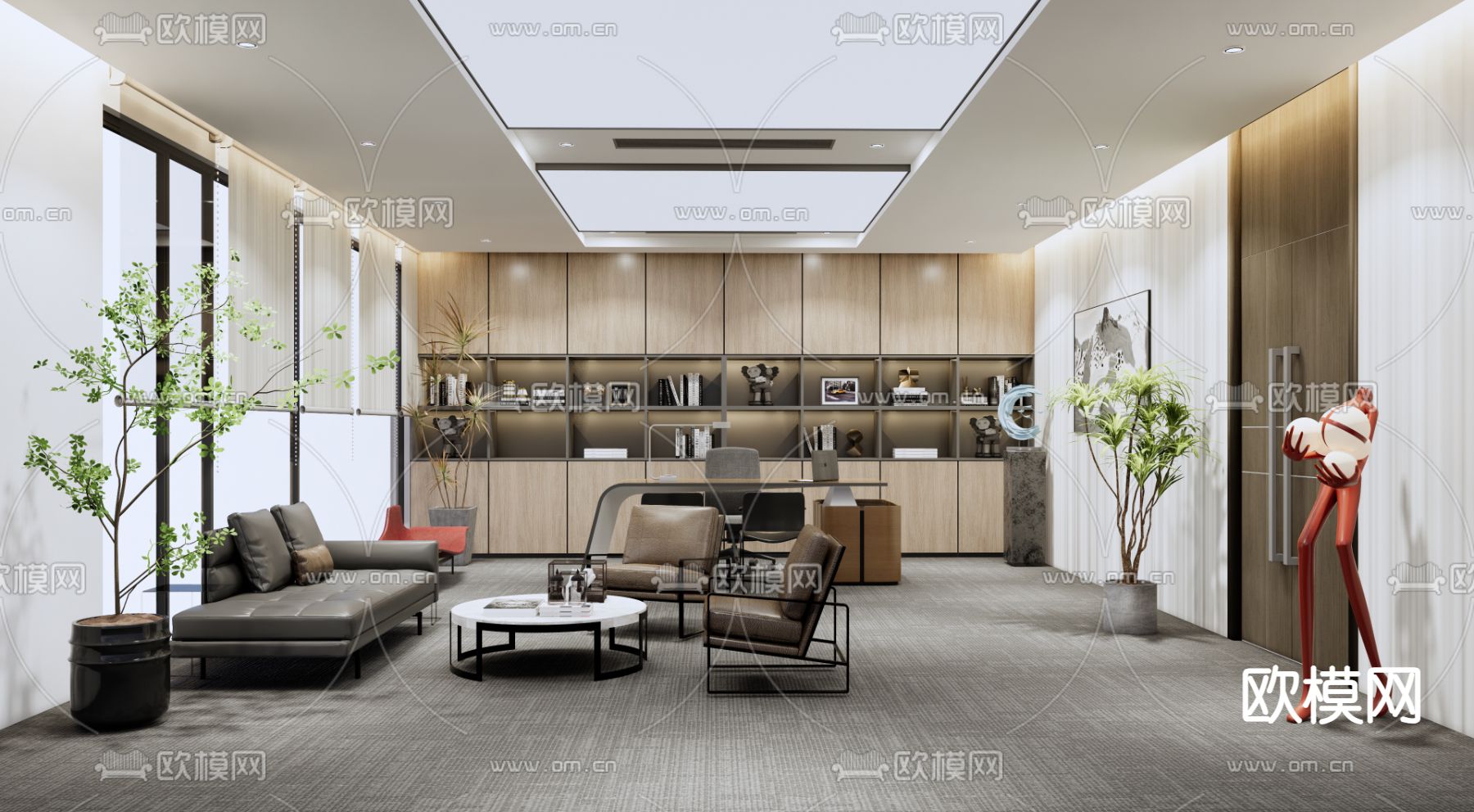 经理办公室su模型