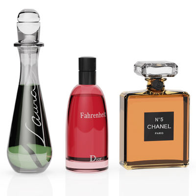  香水 化妆品su模型 