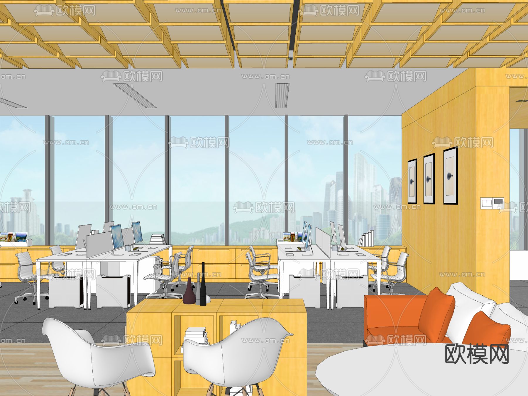 茶水间su模型下载（渲染图2）