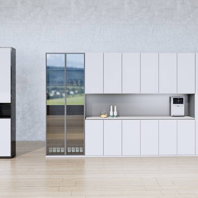 现代酒柜su模型