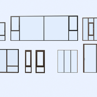 窗户 门窗su模型