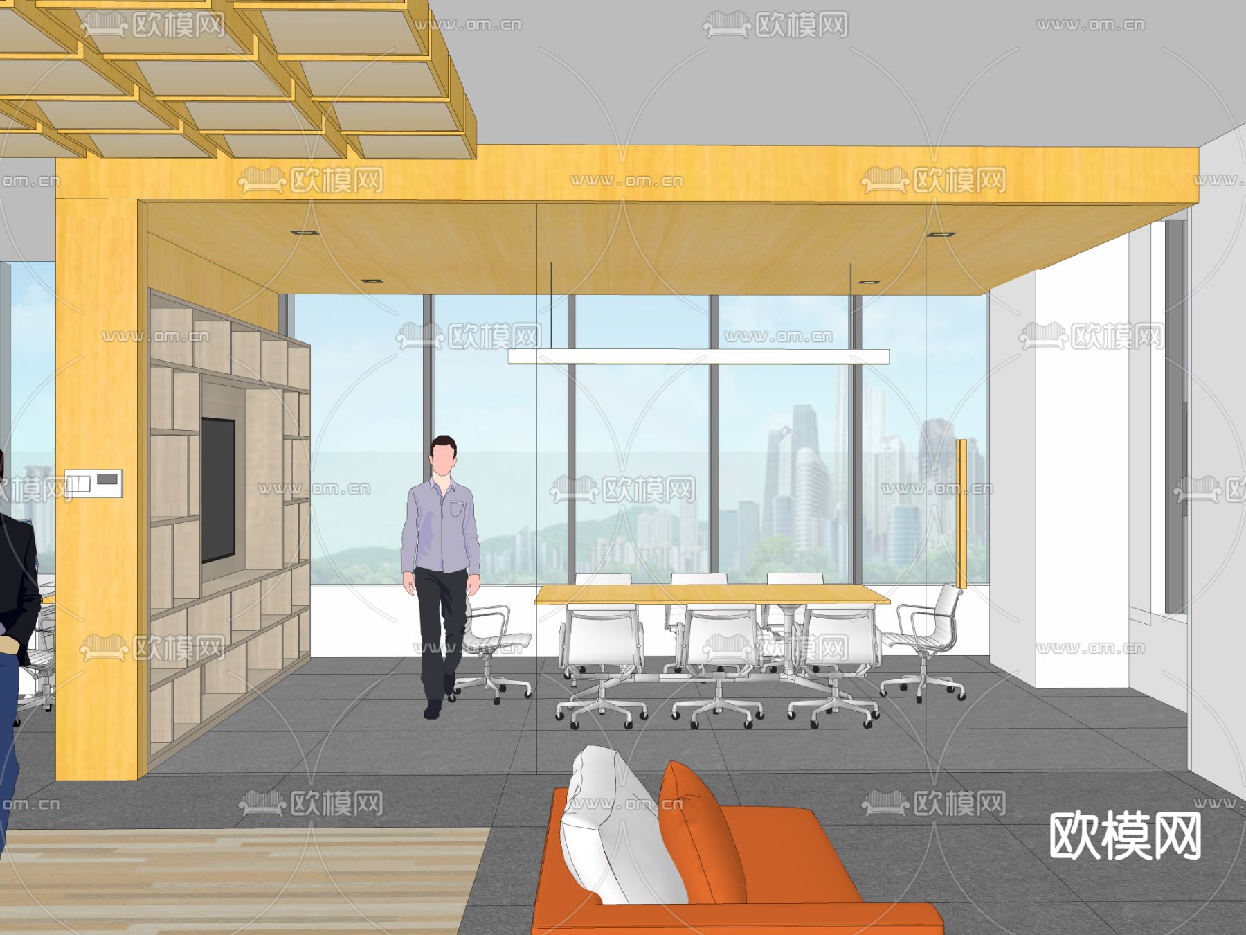 茶水间su模型下载（渲染图4）