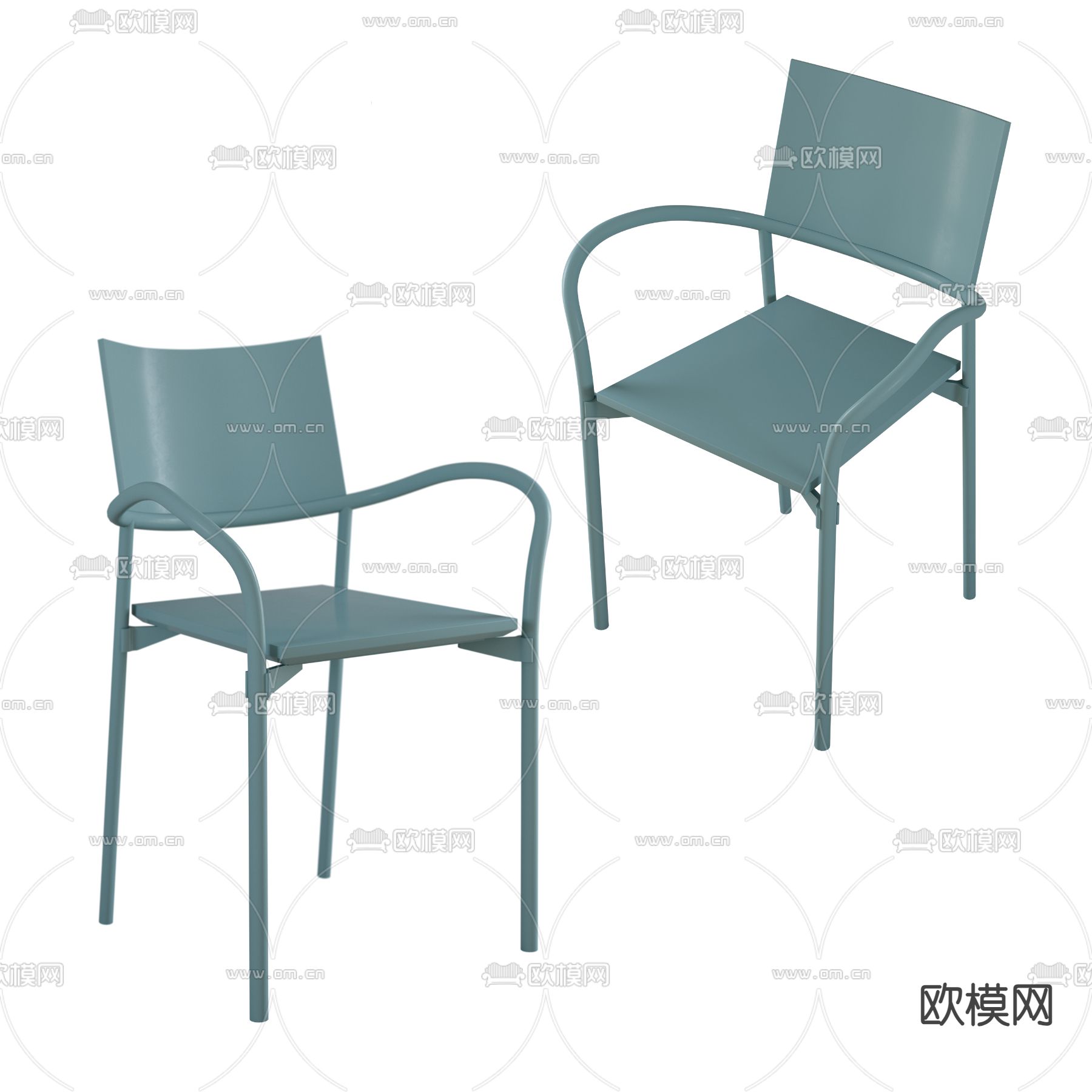 椅子 餐椅3d模型下载（渲染图1）