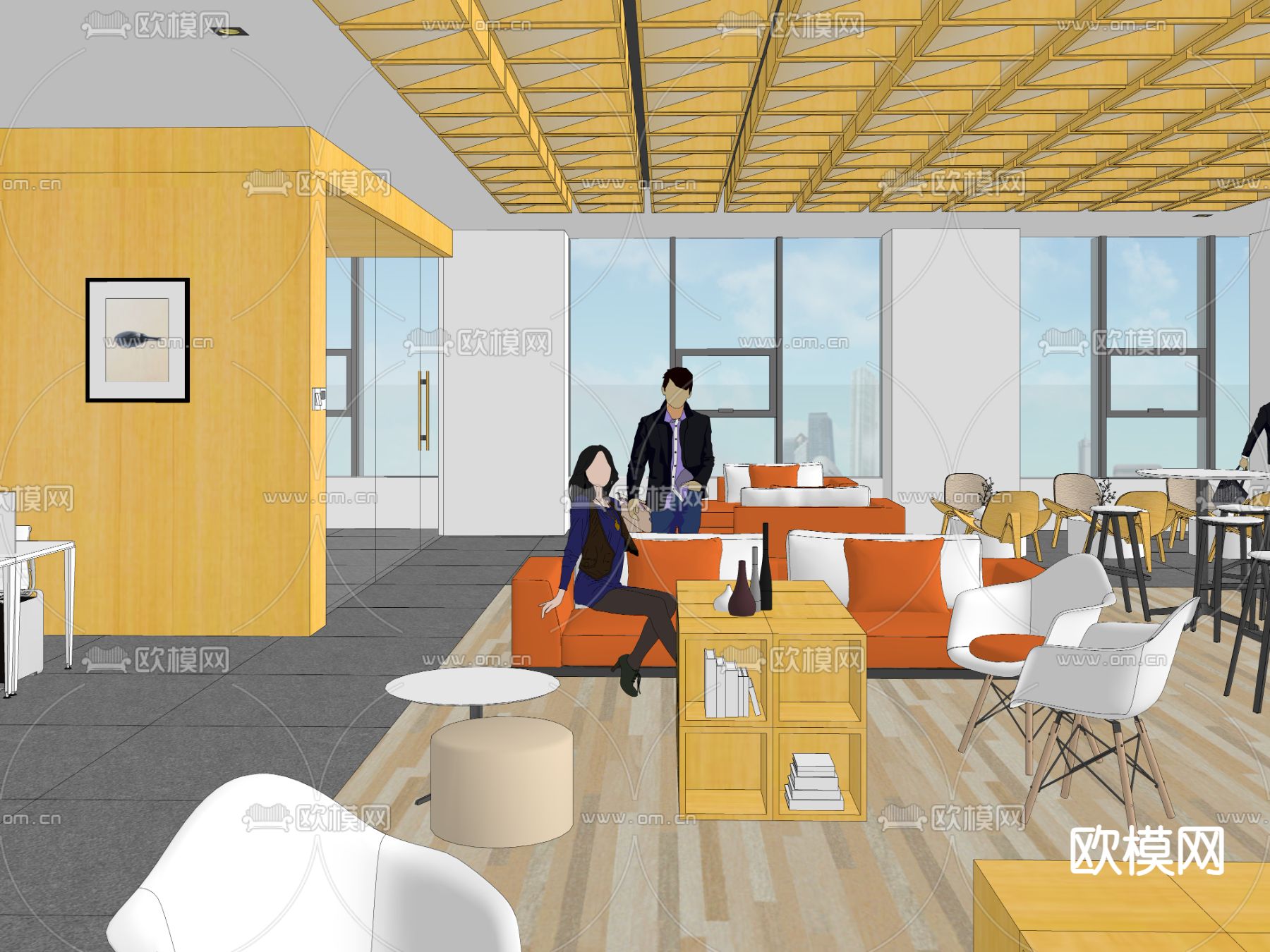 茶水间su模型下载（渲染图3）