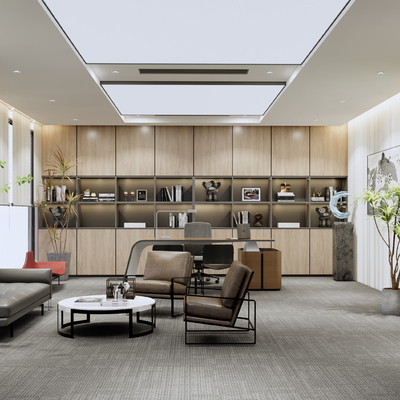 经理办公室su模型