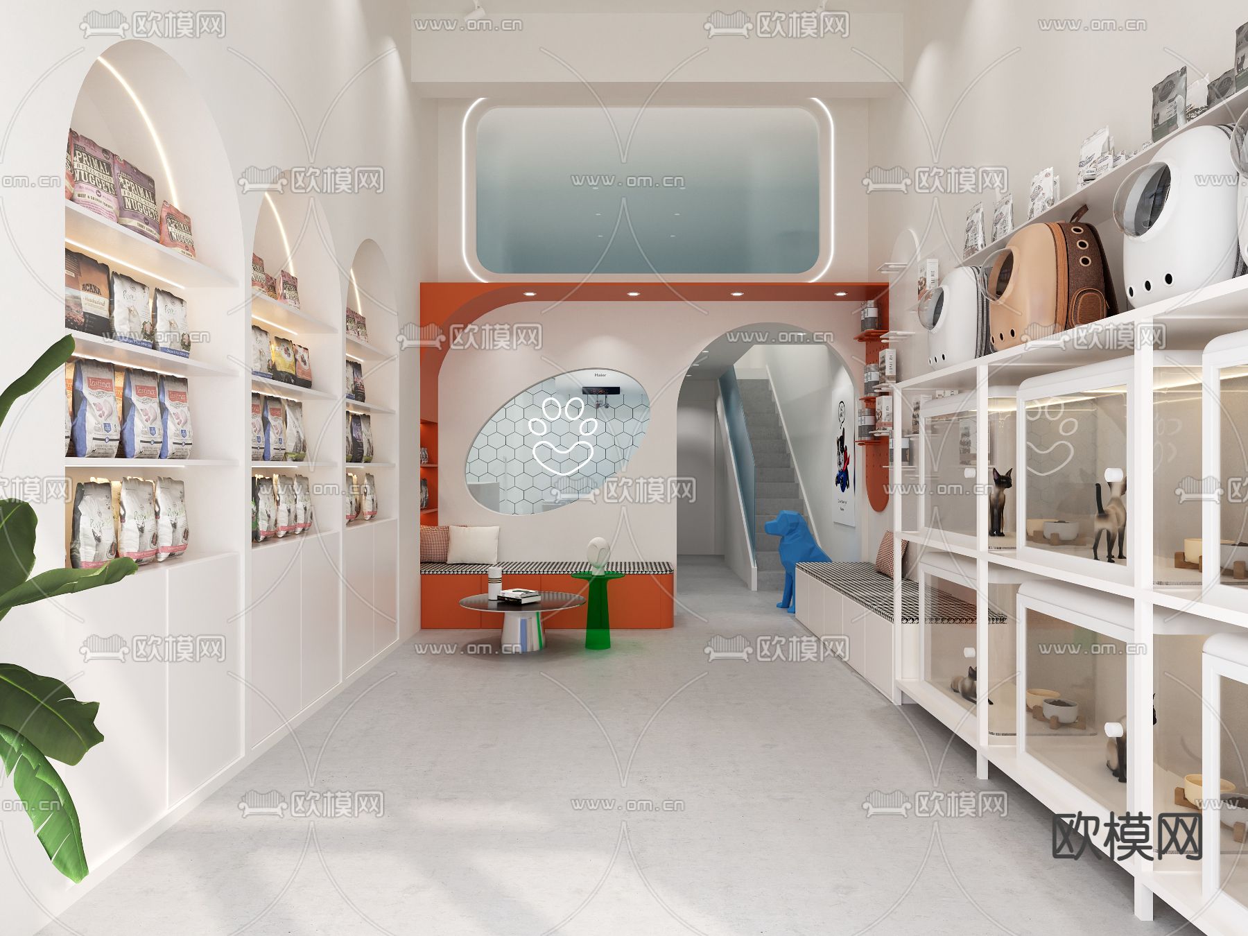 宠物店3d模型下载