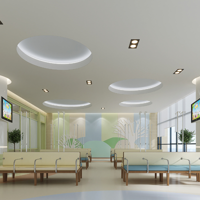  现代儿童输液室su模型 