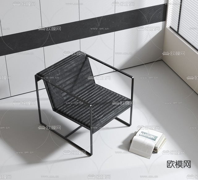 现代椅子 休闲椅3d模型下载