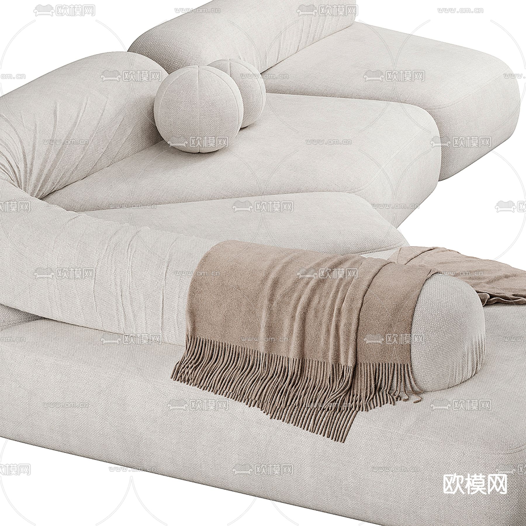Edra 异形沙发 弧形沙发3d模型下载_ID14252847_3dmax免费模型-欧模网