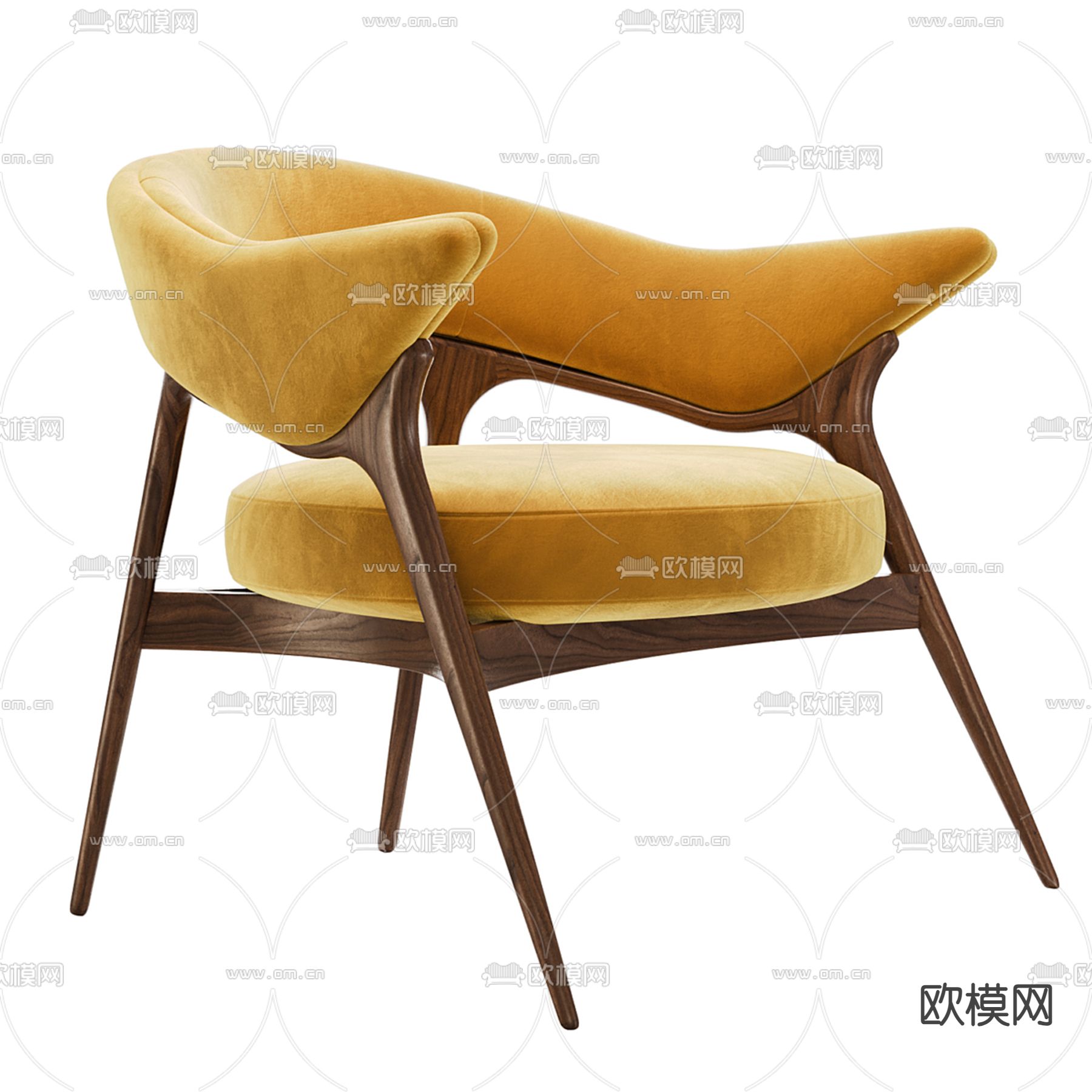 侘寂椅子 休闲椅3d模型下载