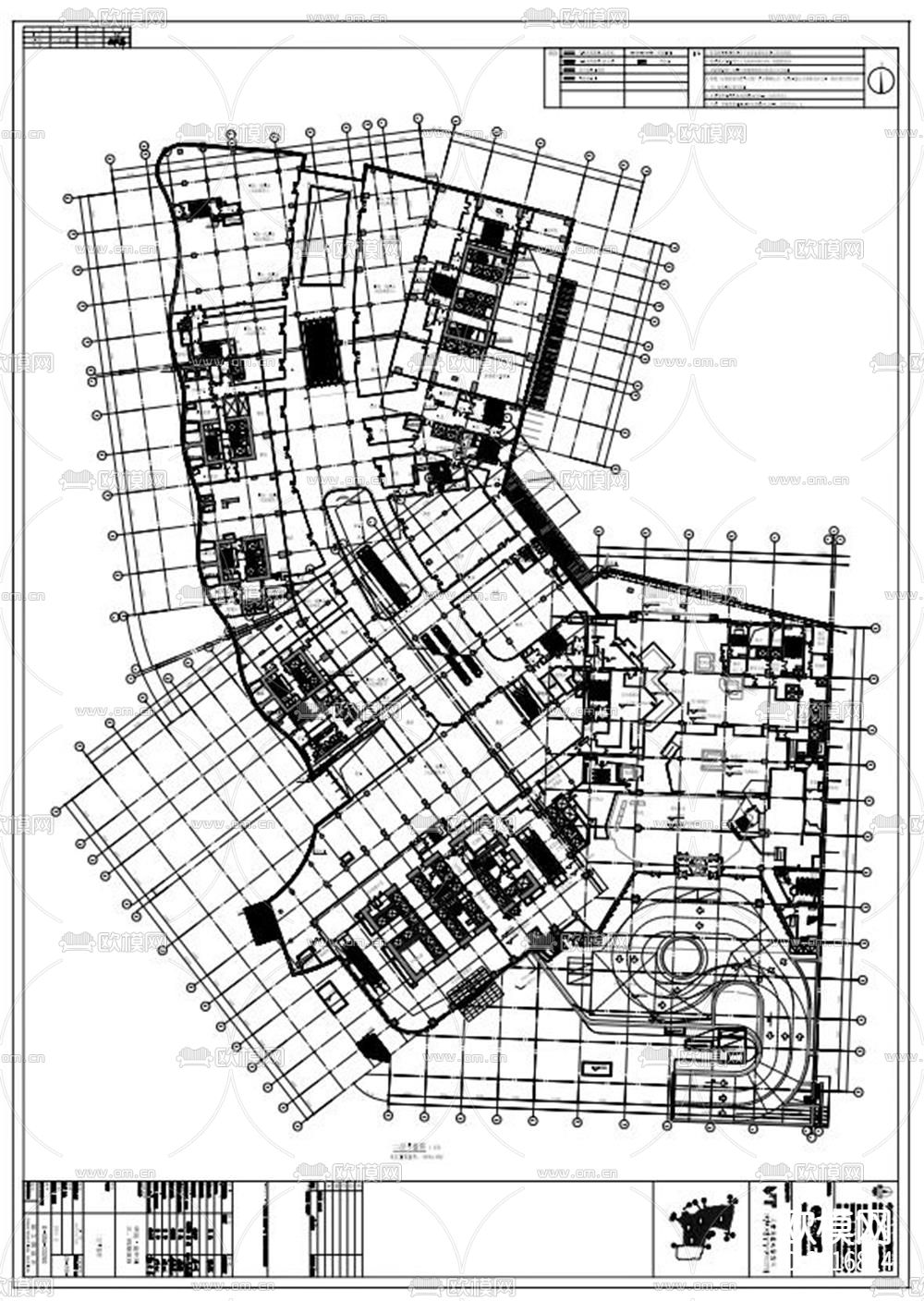 华中首家长沙君悦酒店cad施工图下载（渲染图6）