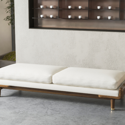  新中式沙发凳su模型 